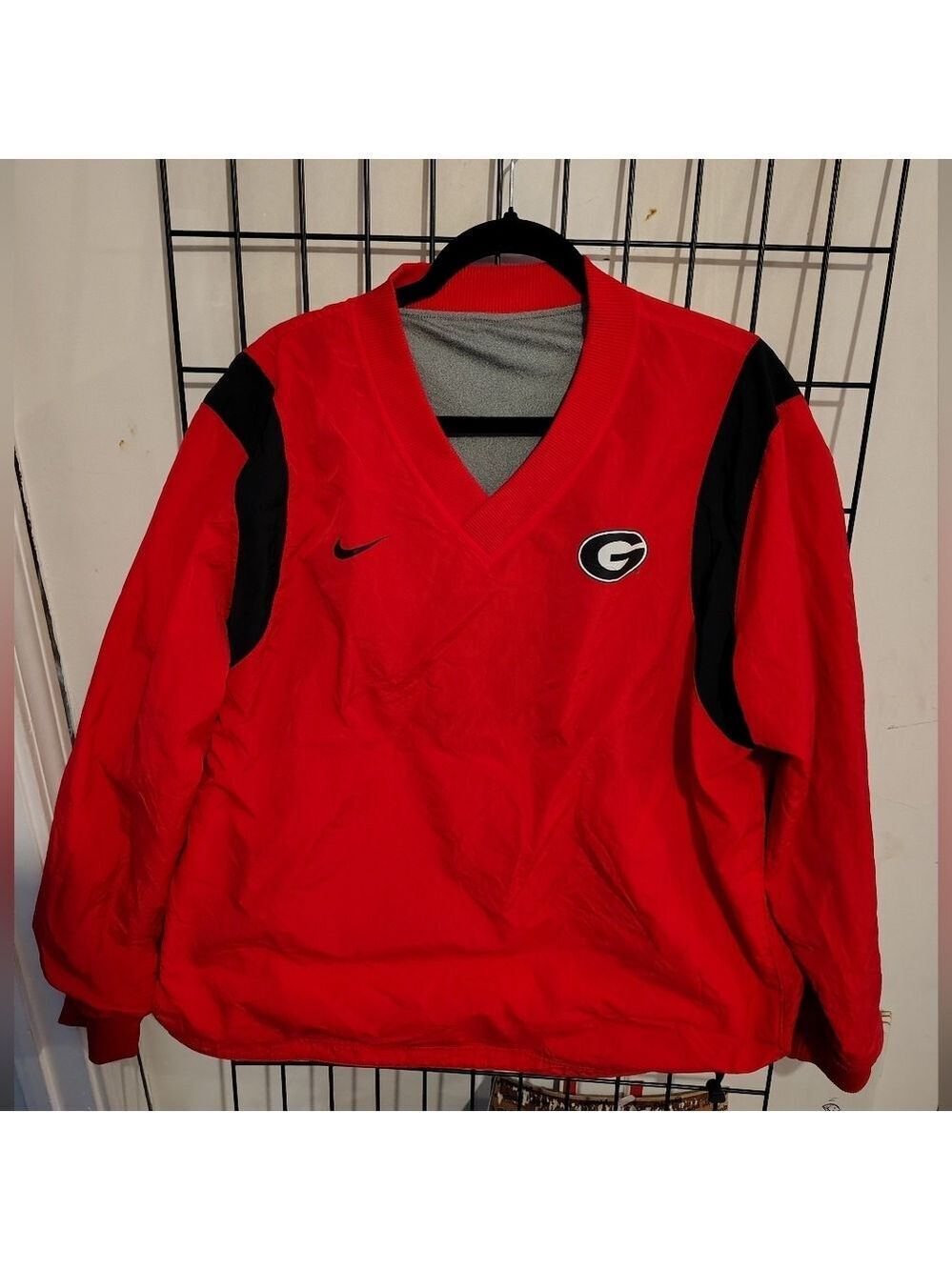Nike UGA Georgia Bulldogs Reversible On-Field Pullover